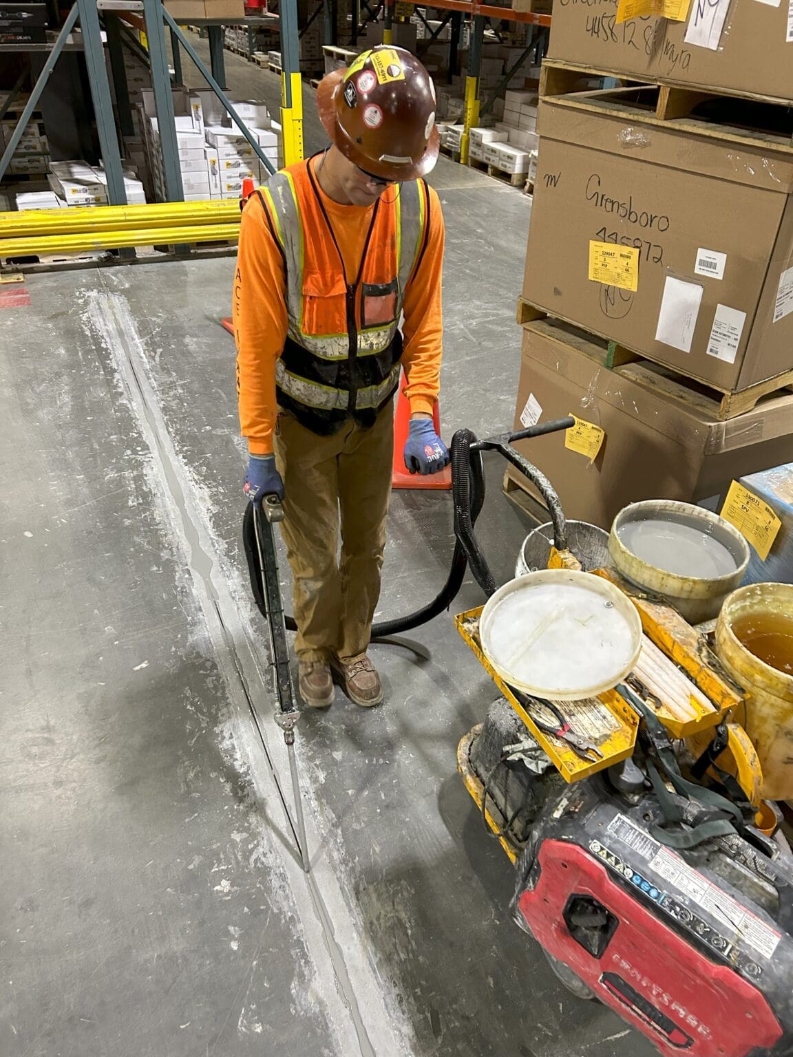 concrete joint maintenance